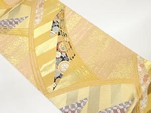 橋に古典柄模様織出し袋帯